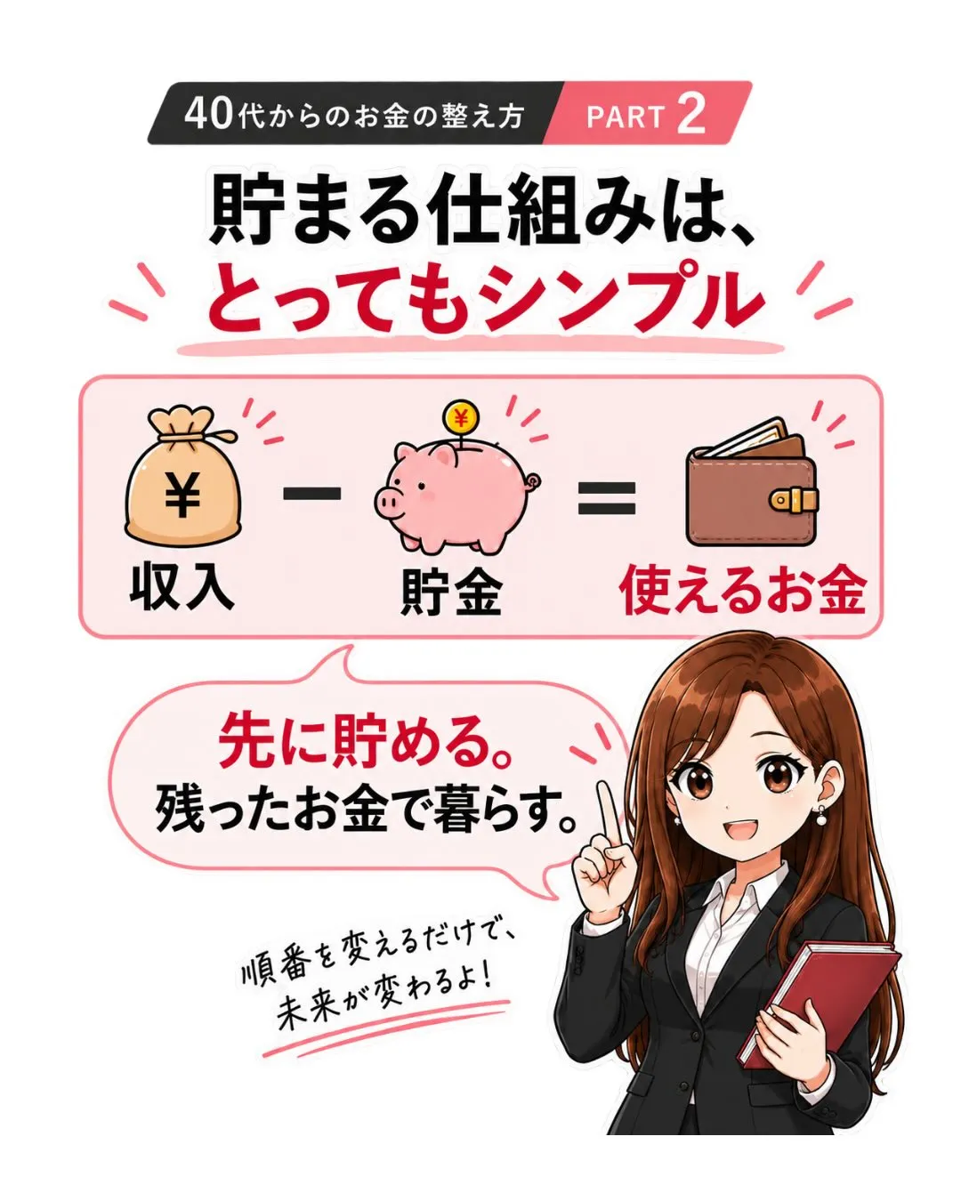 「今月こそ貯金しよう!」