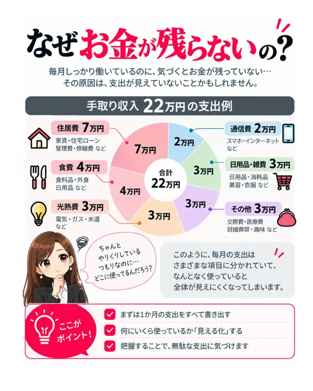 「そんなに贅沢してないのに…」