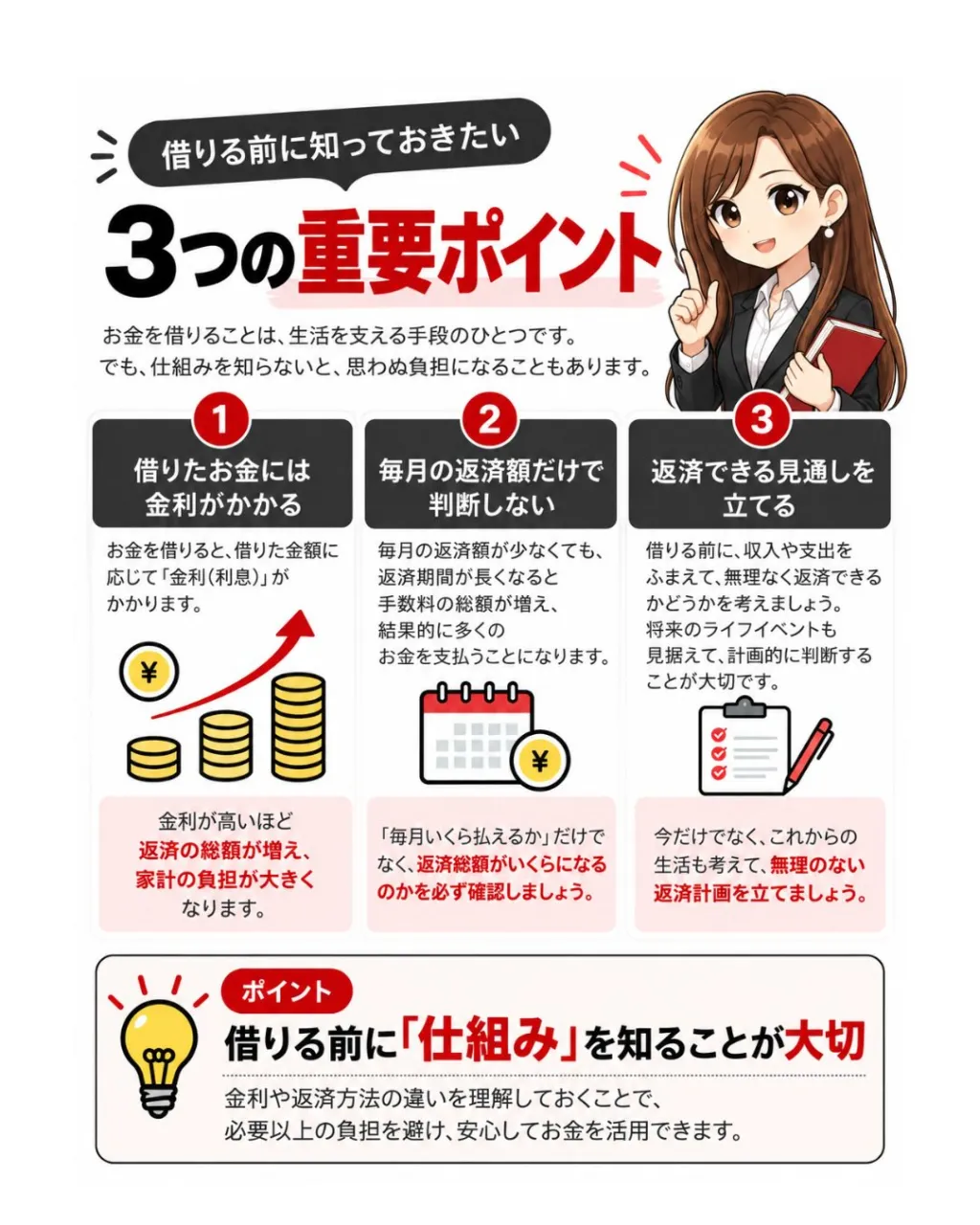💰 **その借り方、大丈夫？**